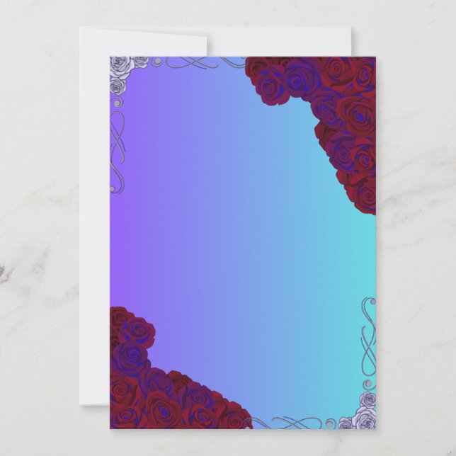 Elegant Minimal Bröllopsinbjudan Mall (Framsida)