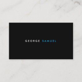 Elegant Minimal Business Branding Visitkort