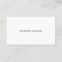 Elegant Minimal Business Branding Visitkort