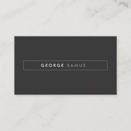 Elegant Minimal Business Branding Visitkort