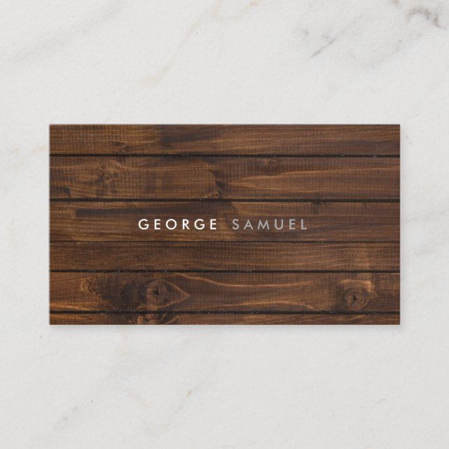 Elegant Minimal Business Branding Visitkort (Framsida)