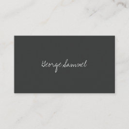 Elegant Minimal Business Branding Visitkort