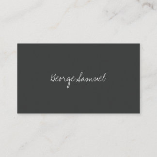 Elegant Minimal Business Branding Visitkort