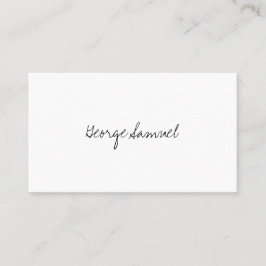 Elegant Minimal Business Branding Visitkort