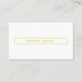 Elegant Minimal Business Branding Visitkort