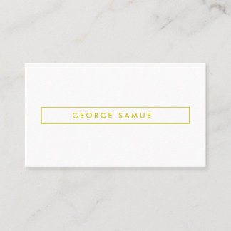 Elegant Minimal Business Branding Visitkort