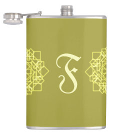 Elegant Minimal enkel geometrisk övertoning Guld Fickplunta