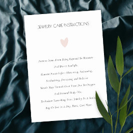 Elegant Minimal enkel judisk hjärtvård Visitkort