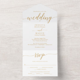 Elegant Minimal Guld enkel