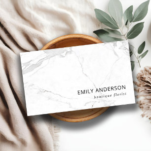 ELEGANT MINIMAL MARBLE STRUKTUR MODERN PROFESSIONE VISITKORT