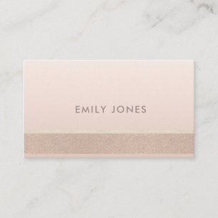 ELEGANT MINIMAL RO GULD SKIME VISITKORT