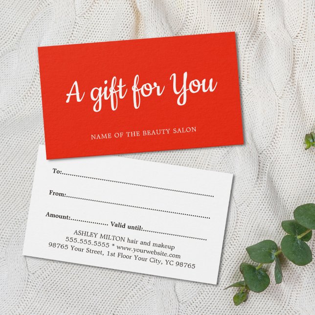 Elegant Minimal rödvit ballonger Visitkort (Skapare uppladdad)