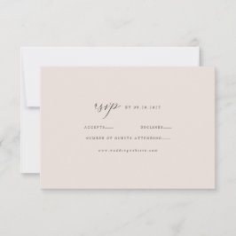 Elegant Minimal Taupe Modern OSA Kort