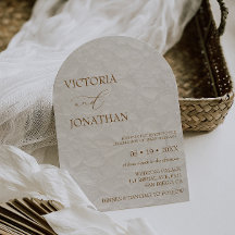 Elegant Minimal Terracotta Neutralt Bröllop
