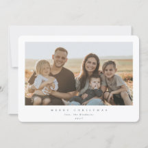 Elegant Minimal Vit Ram enkelfoto