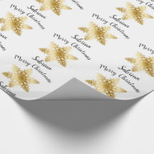 Elegant minimala guld-snöflingan mönster