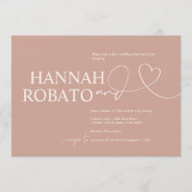 Elegant  minimalism Bröllop repetitionsmiddag