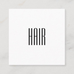 Elegant minimalism fyrkantigt visitkort