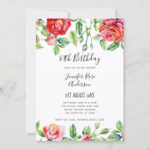 Elegant minimalist 80-årsfirande födelsedagsfest h