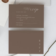 Elegant minimalist beige elfenbensvitt skript bröl