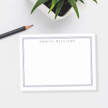 Elegant minimalist blå två ramar