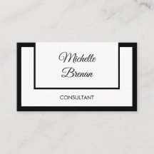 Elegant Minimalist Black & White