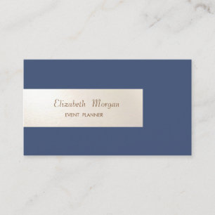 Elegant Minimalist, Blank, Enkel Visitkort