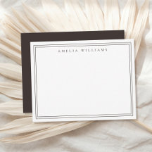 Elegant minimalist brun två ramar