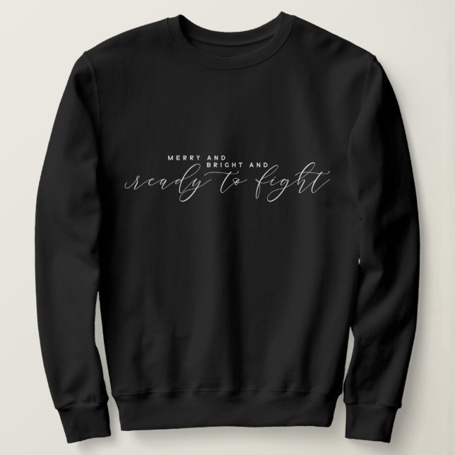 Elegant Minimalist Christmas Sweatshirt T Shirt (Design framsida)