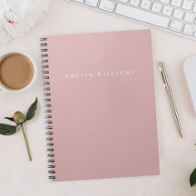 Elegant minimalist dammig rosa monogram
