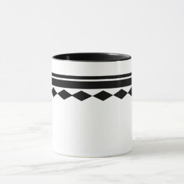Elegant minimalist diamant mugg