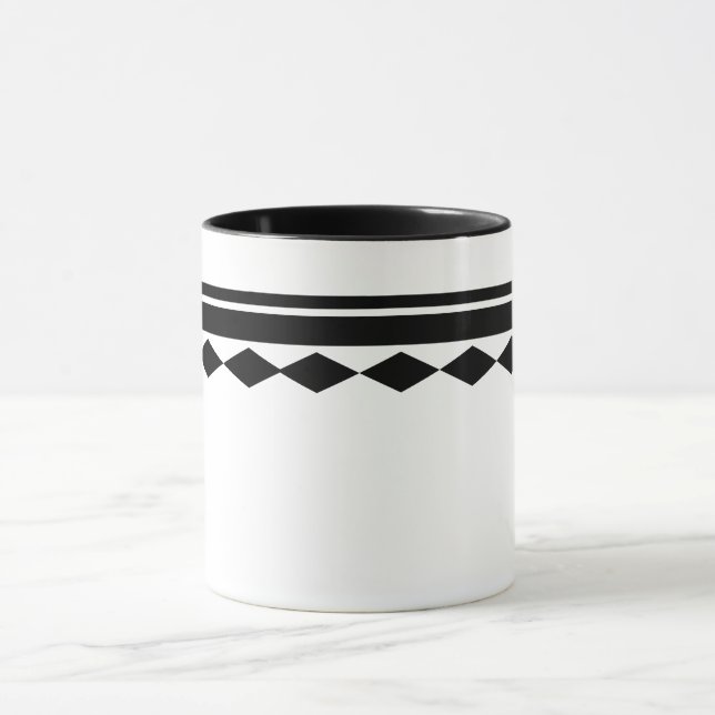 Elegant minimalist diamant mugg (Center)