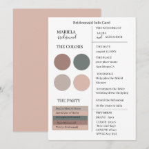 Elegant Minimalist Dusty Ro och Sage Bridesmaid