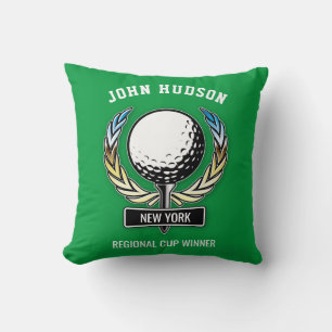 Elegant minimalist golfdesign kudde