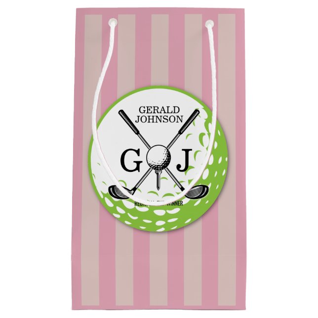 Elegant minimalist golfmonogramdesign (Framsidan)