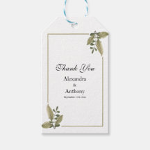 Elegant Minimalist Greenery Wedding