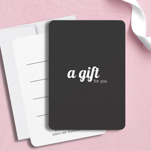 Elegant Minimalist Ivory Black White (Skapare uppladdad)