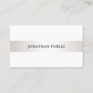 Elegant Minimalist Modern Plain Professionell Luxe Visitkort