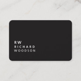 ELEGANT Minimalist Monogramklassikerprofessionell Visitkort