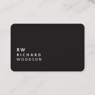 ELEGANT Minimalist Monogramklassikerprofessionell Visitkort