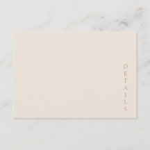 Elegant minimalist öken sand koppar bröllop
