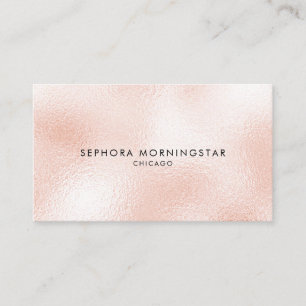 Elegant minimalist professionell modern frost Opal Visitkort