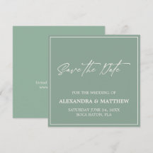 Elegant minimalist salongsgrön