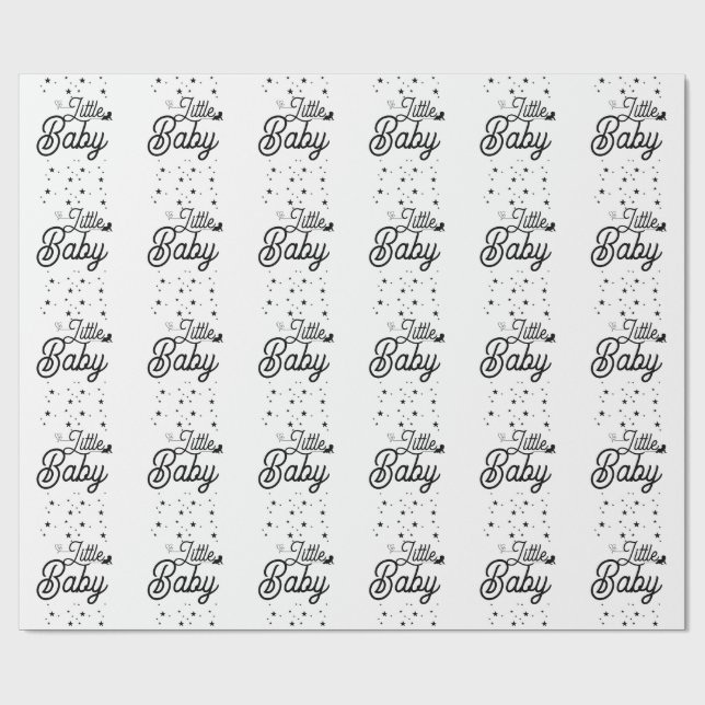 Elegant Minimalist Wrapping Paper Presentpapper (Platt)