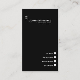 Elegant minimalistic visitkortblack&white II Visitkort