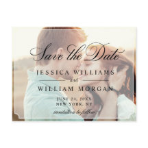 Elegant-minimalistisk Bröllop spara datum-FOTO