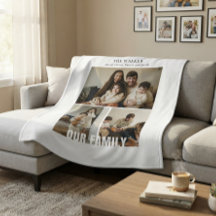 Elegant minimalistisk familjefoto med 3 bilder