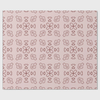 Elegant minimalistisk geometrisk linjekonst sömlös presentpapper