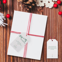 Elegant minimalistisk glad jul gran semester