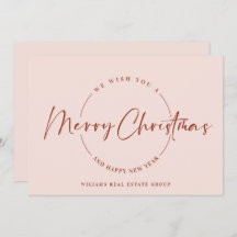 Elegant minimalistisk God jul Hälsning